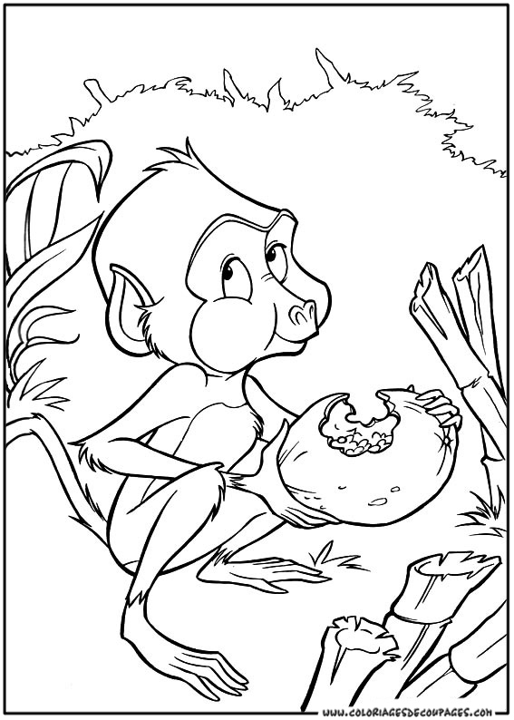 Dessin à colorier: Tarzan (Films d'animation) #131277 - Coloriages à Imprimer Gratuits