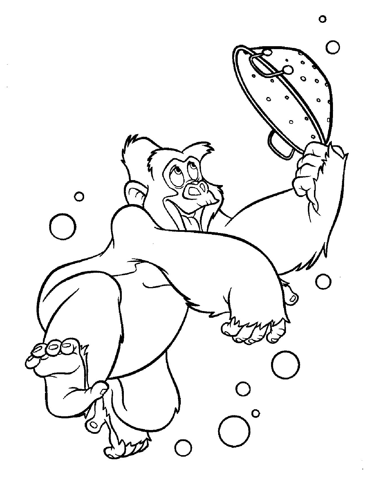 Dessin à colorier: Tarzan (Films d'animation) #131320 - Coloriages à Imprimer Gratuits