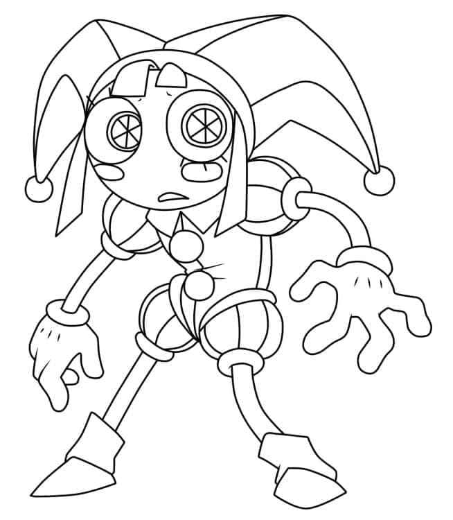 Coloriage gratuit The Amazing Digital Circus #213693 de la collection Films d'Animation à imprimer