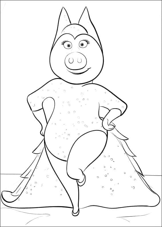 Coloriage gratuit Tous en Scène #186077 de la collection Films d'Animation à imprimer