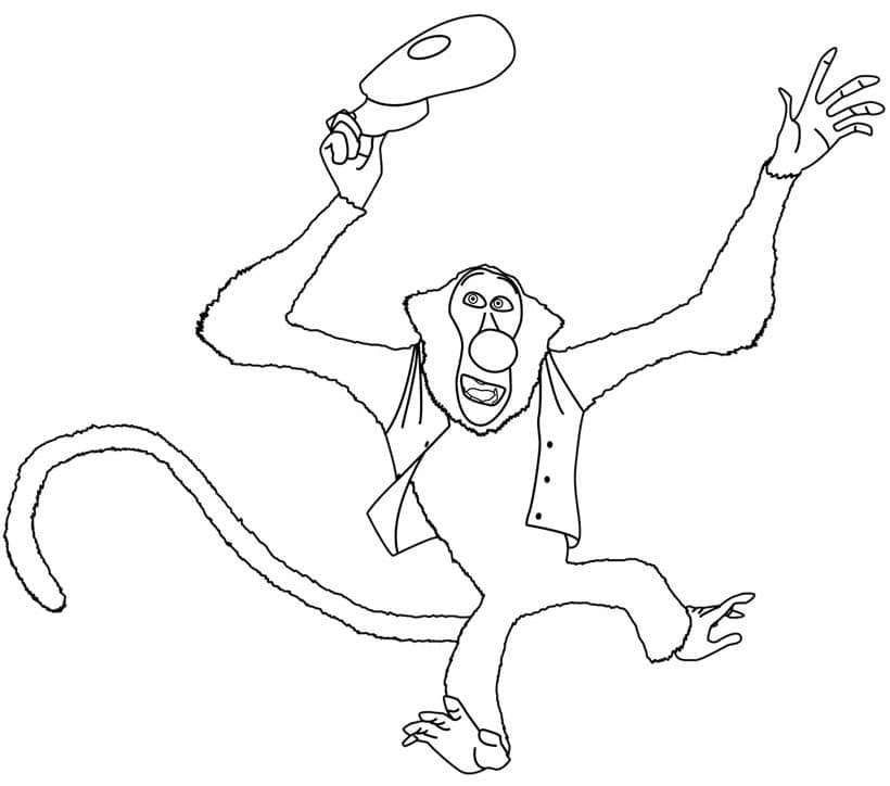 Coloriage gratuit Un Monstre à Paris #194985 de la collection Films d'Animation à imprimer