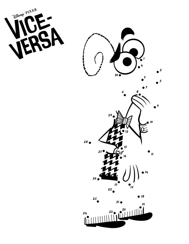 Dessin à colorier: Vice Versa (Films d'animation) #131422 - Coloriages à Imprimer Gratuits
