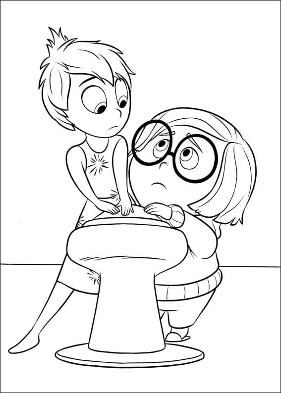 Coloriage gratuit Vice Versa #206284 de la collection Films d'Animation à imprimer