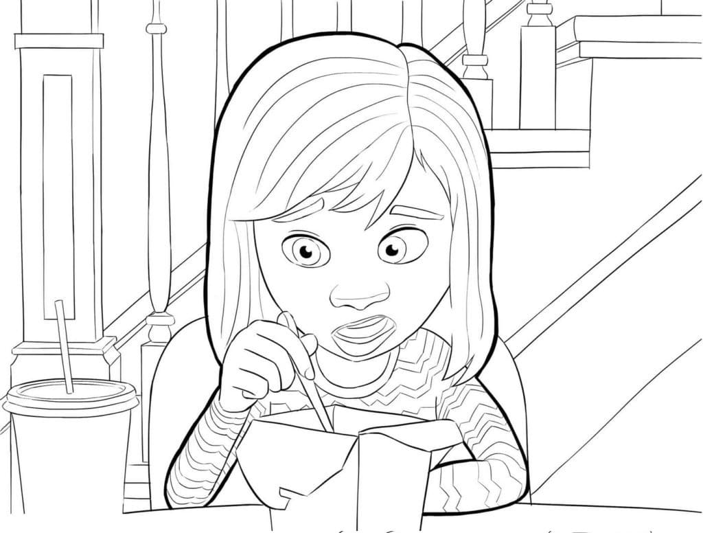 Coloriage gratuit Vice Versa #206292 de la collection Films d'Animation à imprimer