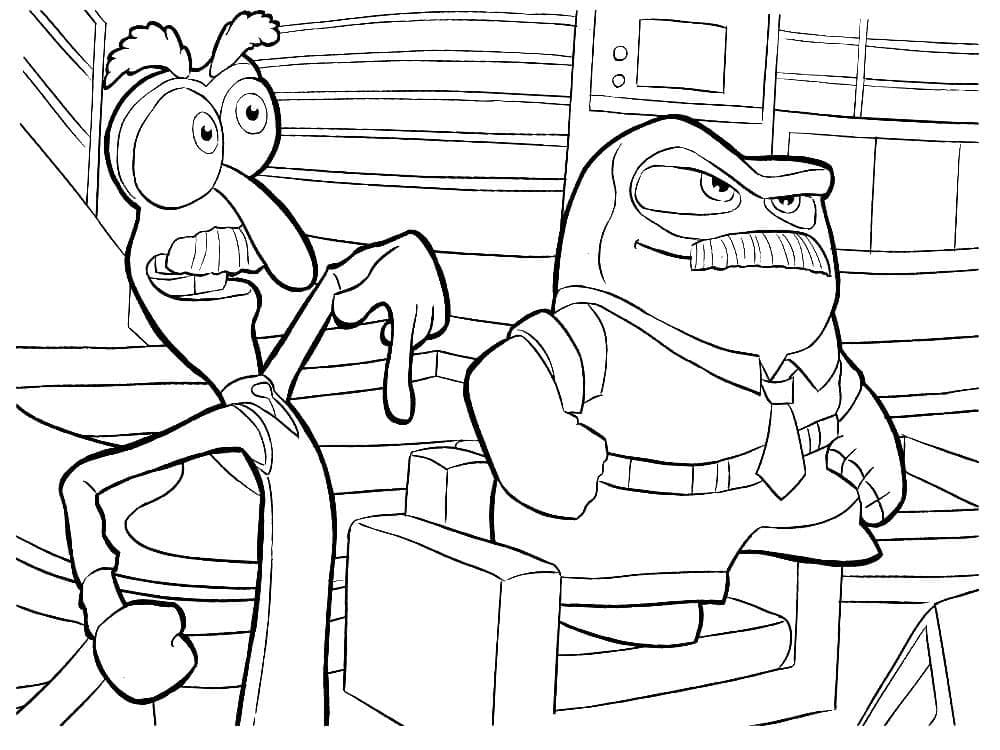 Coloriage à imprimer Vice Versa #206303 de la série Films d'Animation, gratuit pour enfants et adultes