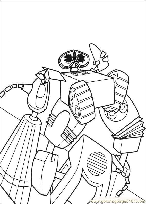 Dessin à colorier: Wall-E (Films d'animation) #132111 - Coloriages à Imprimer Gratuits