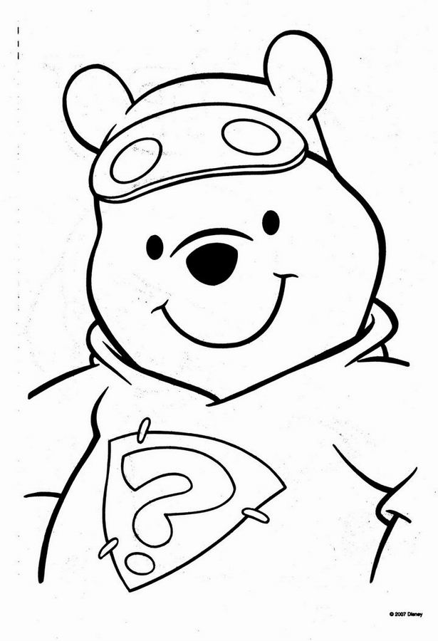 Dessin à colorier: Winnie l'Ourson (Films d'animation) #28617 - Coloriages à Imprimer Gratuits