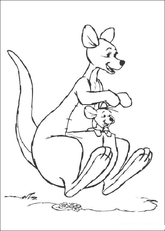 Dessin à colorier: Winnie l'Ourson (Films d'animation) #28713 - Coloriages à Imprimer Gratuits