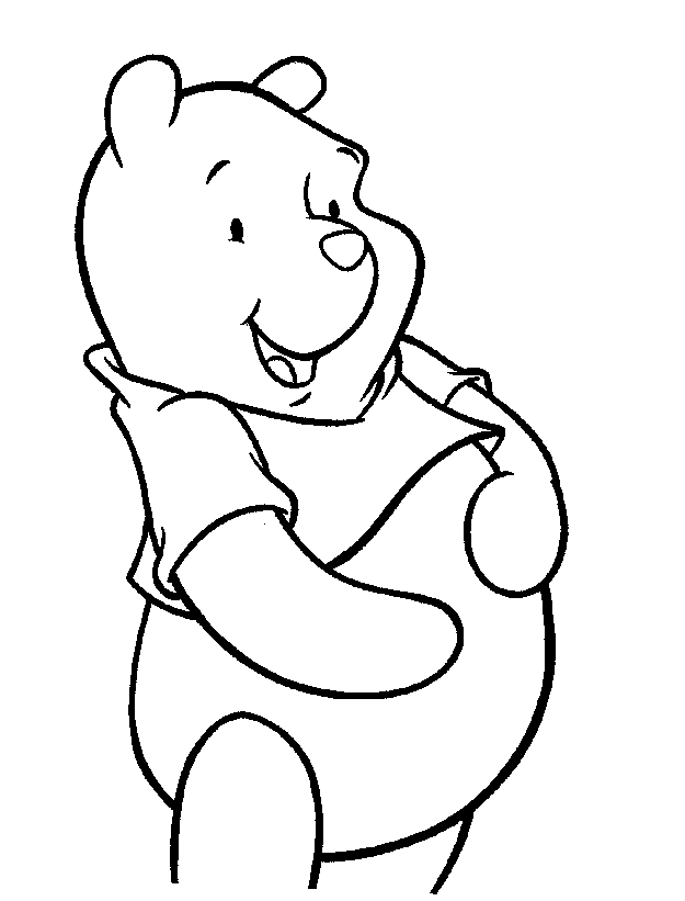 Dessin à colorier: Winnie l'Ourson (Films d'animation) #28720 - Coloriages à Imprimer Gratuits