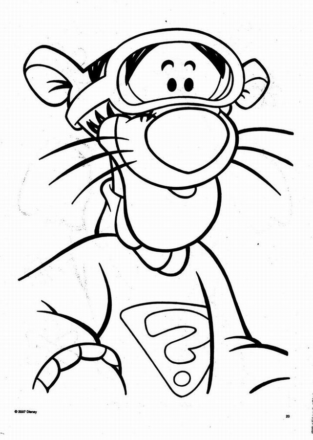 Dessin à colorier: Winnie l'Ourson (Films d'animation) #28741 - Coloriages à Imprimer Gratuits