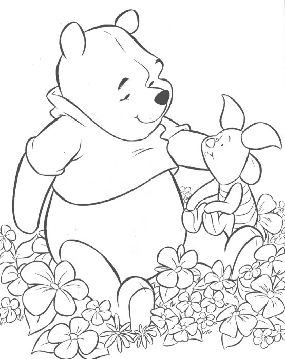 Dessin à colorier: Winnie l'Ourson (Films d'animation) #28813 - Coloriages à Imprimer Gratuits