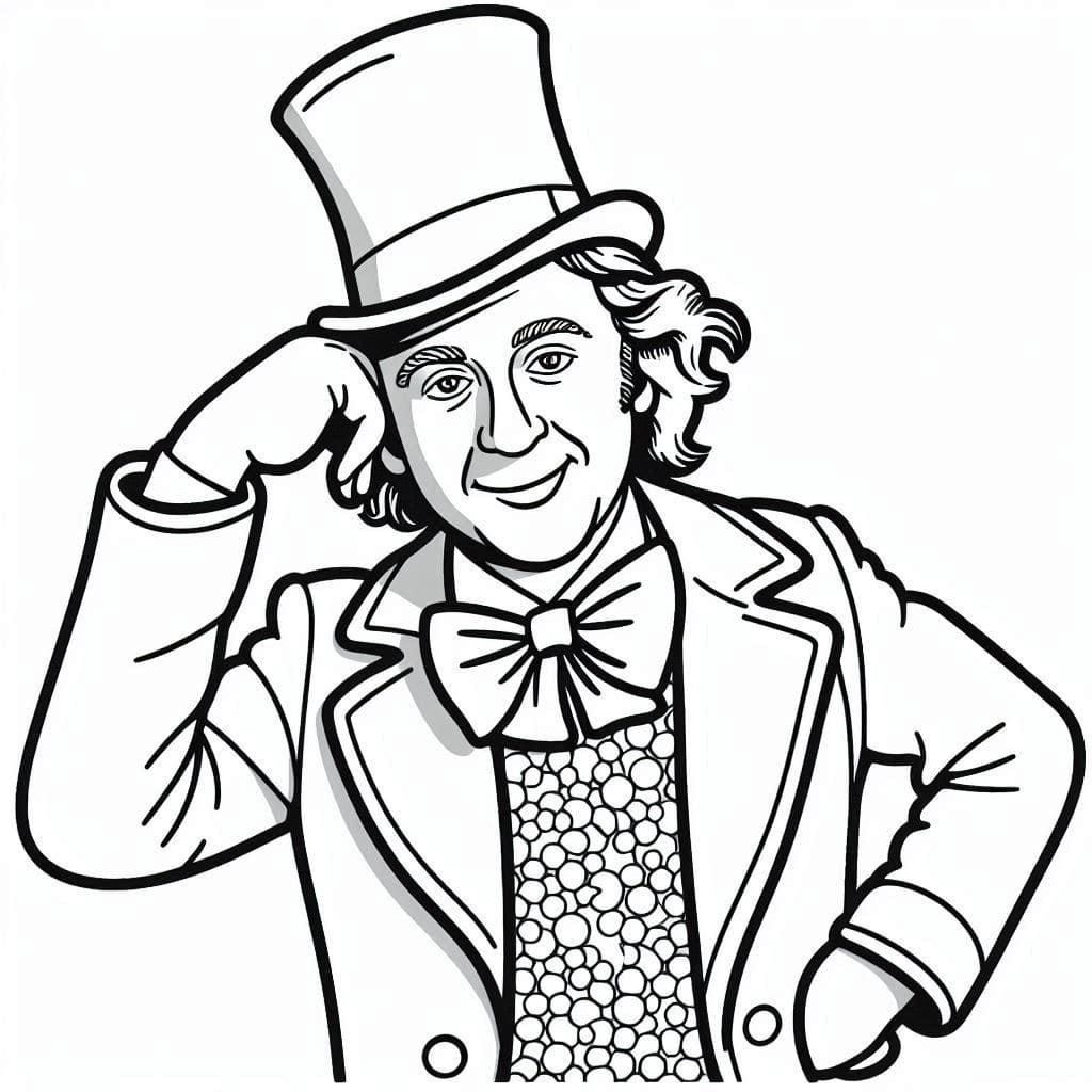 Coloriage gratuit Wonka #215865 de la collection Films d'Animation à imprimer