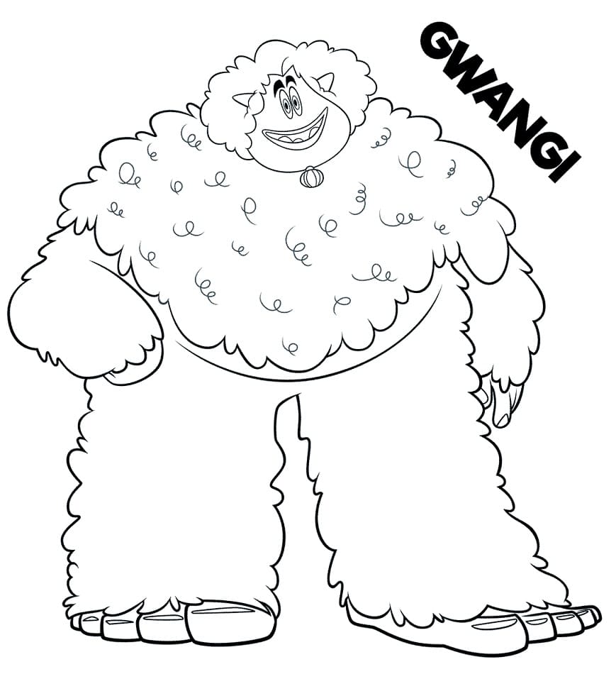 Coloriage gratuit Yéti et Compagnie #199014 de la collection Films d'Animation à imprimer