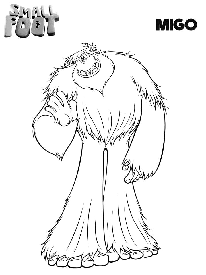 Dessin Yéti et Compagnie #199018 à colorier de la série Films d'Animation, gratuit à télécharger et imprimer