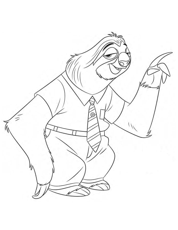 Dessin Zootopie #221703 à colorier de la série Films d'Animation, gratuit à télécharger et imprimer Dessin Zootopie #221703 à colorier de la série Films d'Animation, gratuit à télécharger et imprimer