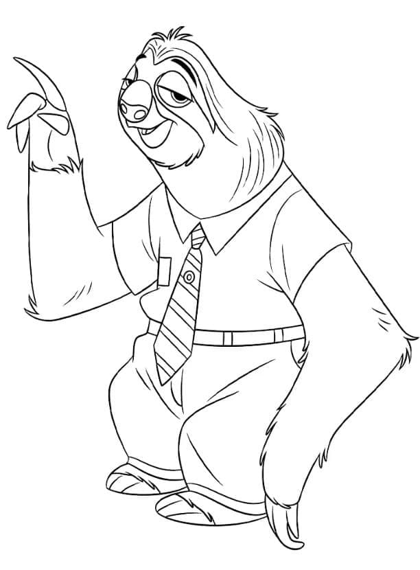 Coloriage gratuit Zootopie #221705 de la collection Films d'Animation à imprimer Coloriage gratuit Zootopie #221705 de la collection Films d'Animation à imprimer