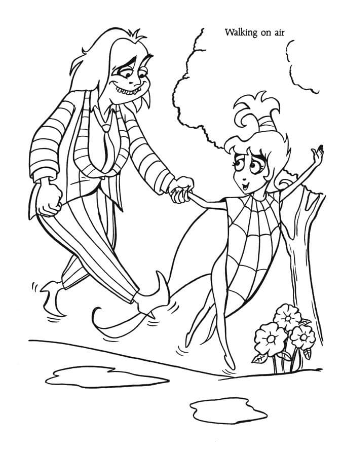Coloriage gratuit Beetlejuice #222029 de la collection Films et Séries TV à imprimer