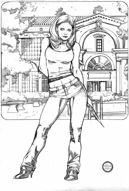 Dessin à colorier: Buffy contre les vampires (Films et Séries TV) #153077 - Coloriages à Imprimer Gratuits