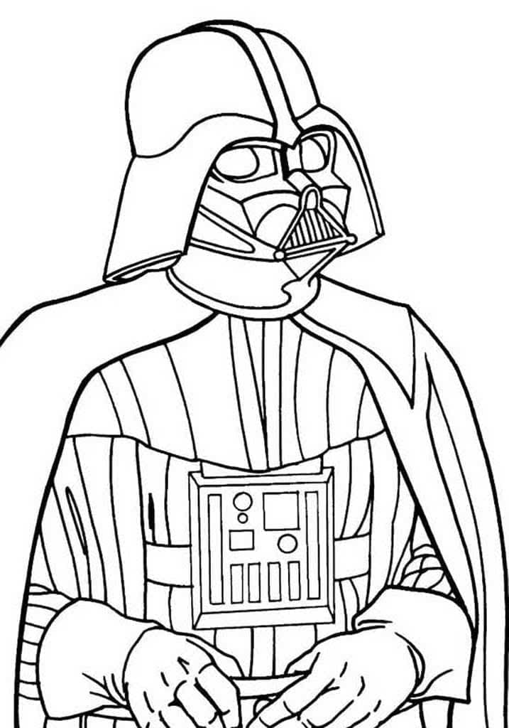Coloriage Dark Vador #211619 à imprimer gratuitement, extrait de la collection Films et Séries TV