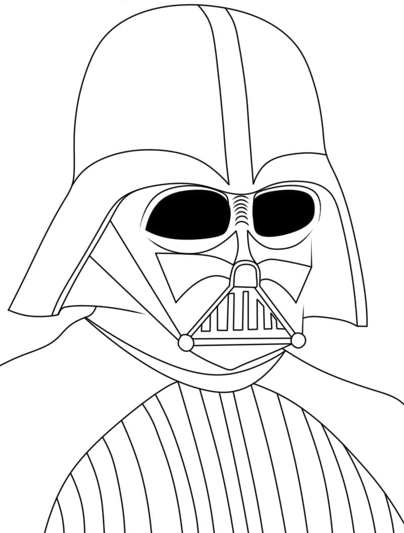 Coloriage Dark Vador #211639 à imprimer gratuitement, extrait de la collection Films et Séries TV