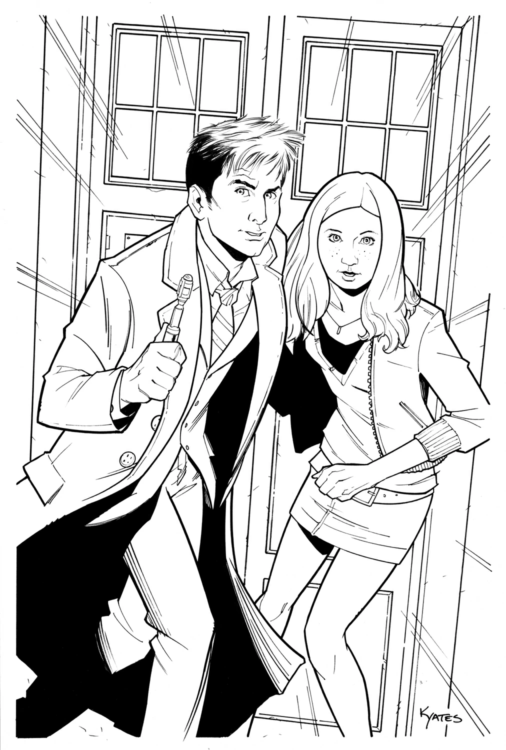 Coloriage gratuit Doctor Who #153129 de la collection Films et Séries TV à imprimer