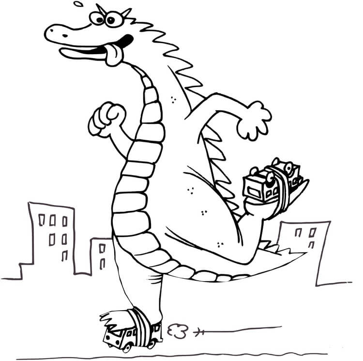 Coloriage Godzilla #173062 à imprimer gratuitement, extrait de la collection Films et Séries TV Coloriage Godzilla #173062 à imprimer gratuitement, extrait de la collection Films et Séries TV