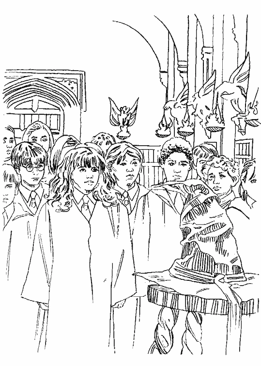 Dessin Harry Potter #69609 à colorier de la série Films et Séries TV, gratuit à télécharger et imprimer