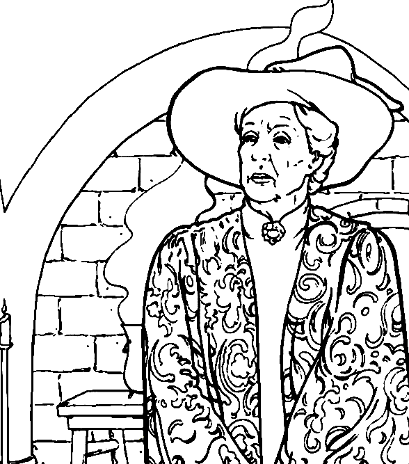 Joli coloriage Harry Potter #69612 de la collection Films et Séries TV, prêt à imprimer pour petits et grands