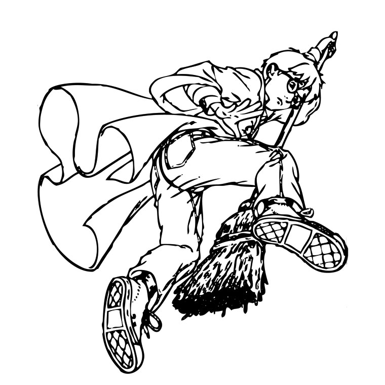 Dessin Harry Potter #69621 à colorier de la série Films et Séries TV, gratuit à télécharger et imprimer