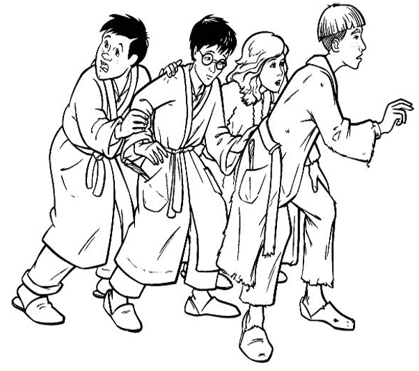 Dessin Harry Potter #69641 à colorier de la série Films et Séries TV, gratuit à télécharger et imprimer