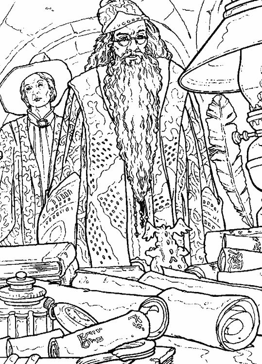 Coloriage gratuit Harry Potter #69743 de la collection Films et Séries TV à imprimer