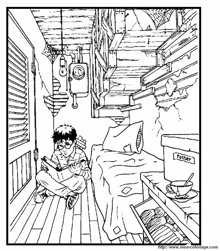 Coloriage gratuit Harry Potter #69772 de la collection Films et Séries TV à imprimer