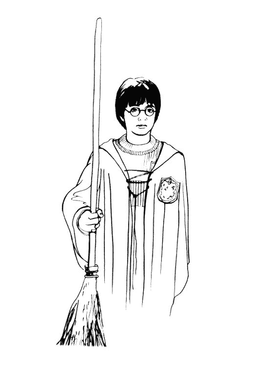 Coloriage gratuit Harry Potter #69778 de la collection Films et Séries TV à imprimer