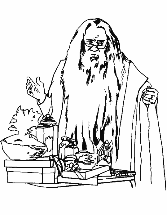 Dessin Harry Potter #69802 à colorier de la série Films et Séries TV, gratuit à télécharger et imprimer