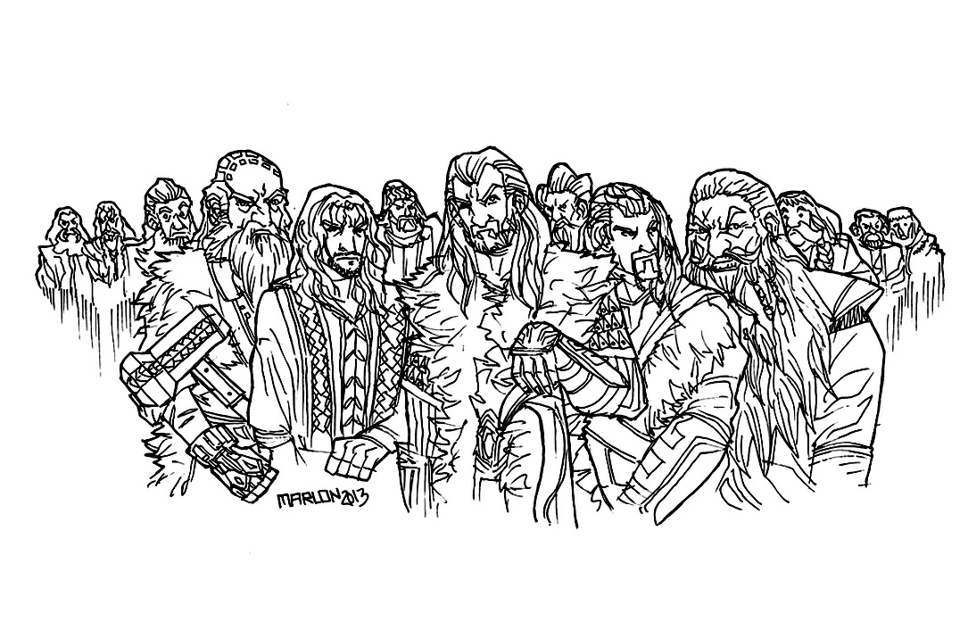 Dessin Seigneur des Anneaux #69945 à colorier de la série Films et Séries TV, gratuit à télécharger et imprimer