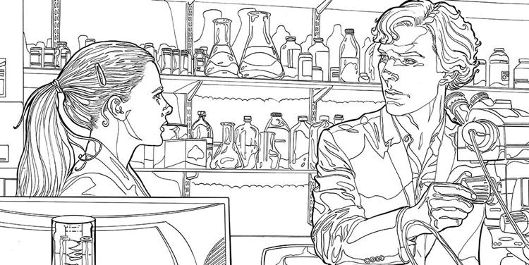 Dessin à colorier: Sherlock (Films et Séries TV) #153352 - Coloriages à Imprimer Gratuits