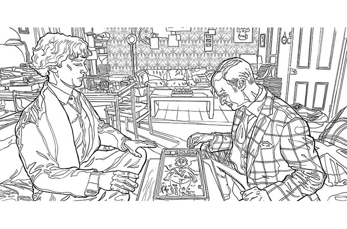 Dessin à colorier: Sherlock (Films et Séries TV) #153359 - Coloriages à Imprimer Gratuits