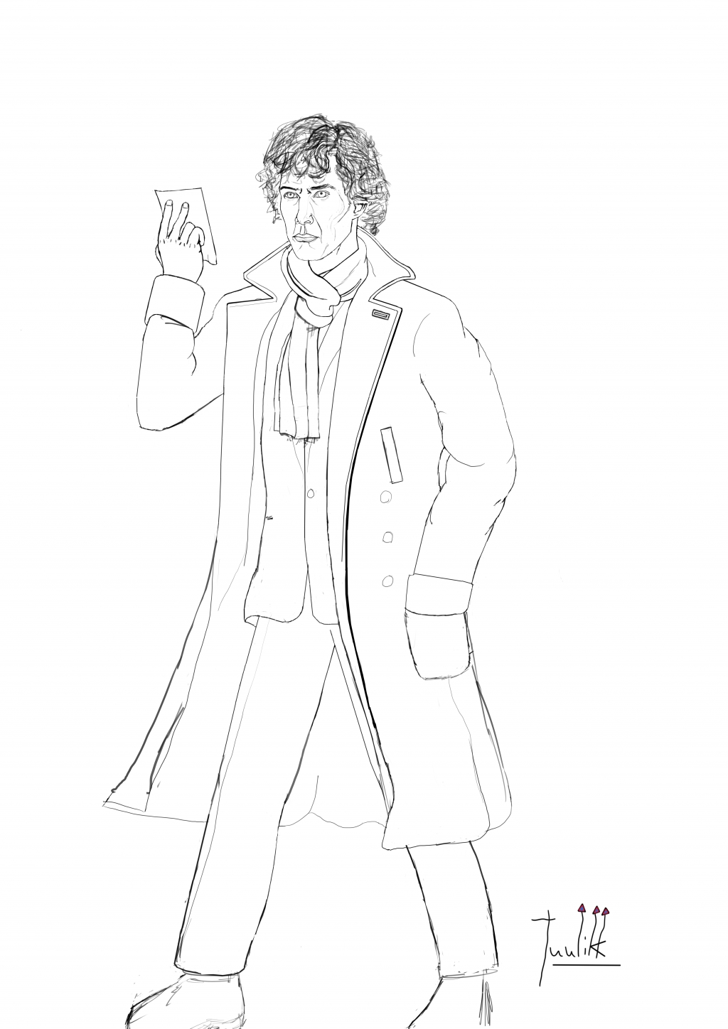 Dessin à colorier: Sherlock (Films et Séries TV) #153447 - Coloriages à Imprimer Gratuits