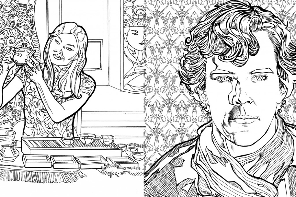 Dessin à colorier: Sherlock (Films et Séries TV) #153505 - Coloriages à Imprimer Gratuits