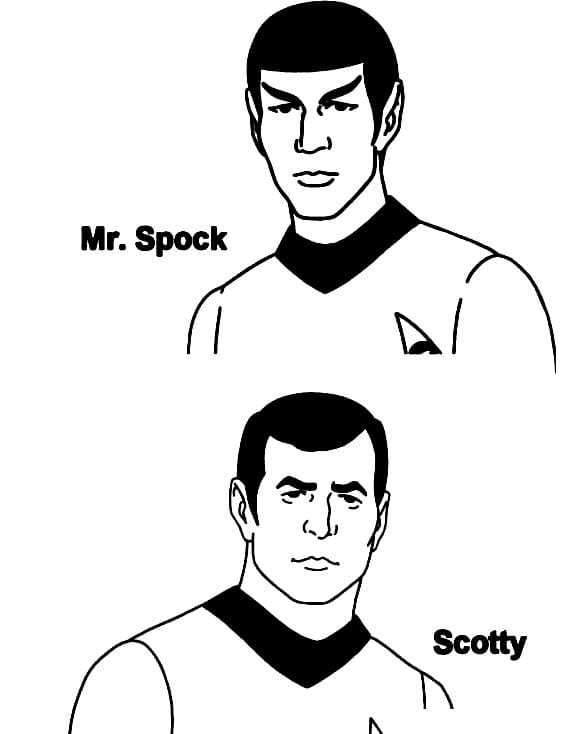 Joli coloriage Star Trek #200485 de la collection Films et Séries TV, prêt à imprimer pour petits et grands Joli coloriage Star Trek #200485 de la collection Films et Séries TV, prêt à imprimer pour petits et grands