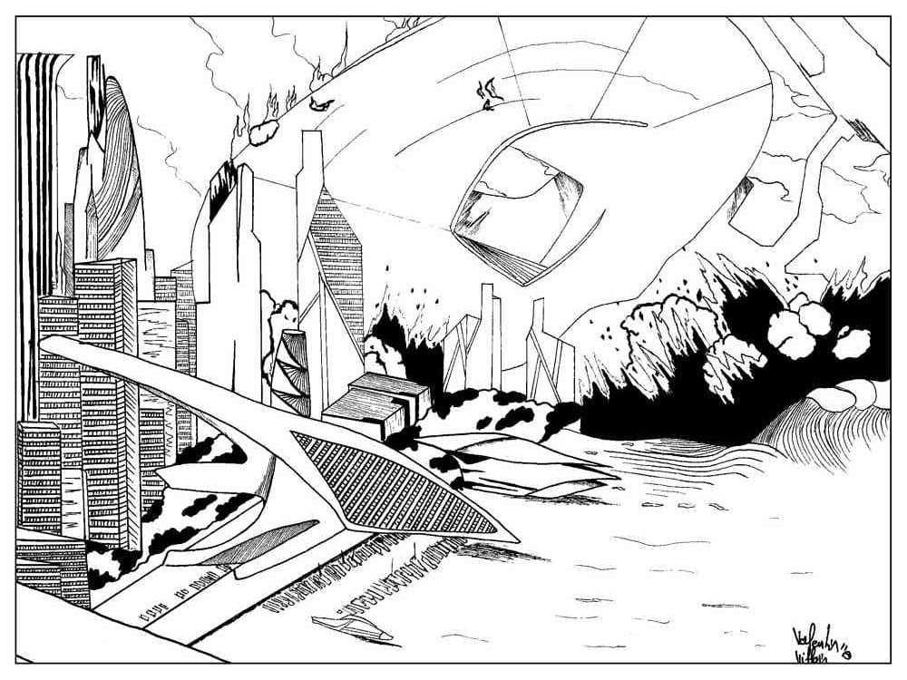 Page de coloriage Star Trek #200490, collection Films et Séries TV, à imprimer et colorier