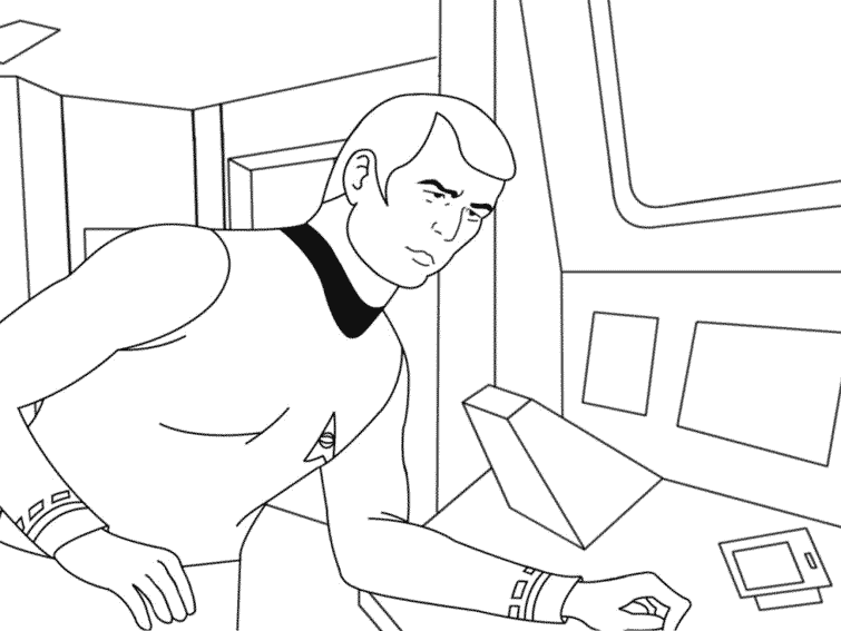 Joli coloriage Star Trek #70141 de la collection Films et Séries TV, prêt à imprimer pour petits et grands