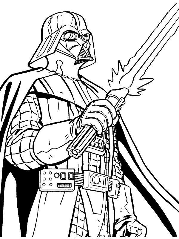 Dessin à colorier: Star Wars (Films et Séries TV) #70535 - Coloriages à Imprimer Gratuits