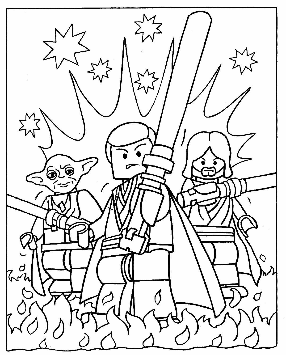 Dessin à colorier: Star Wars (Films et Séries TV) #70543 - Coloriages à Imprimer Gratuits