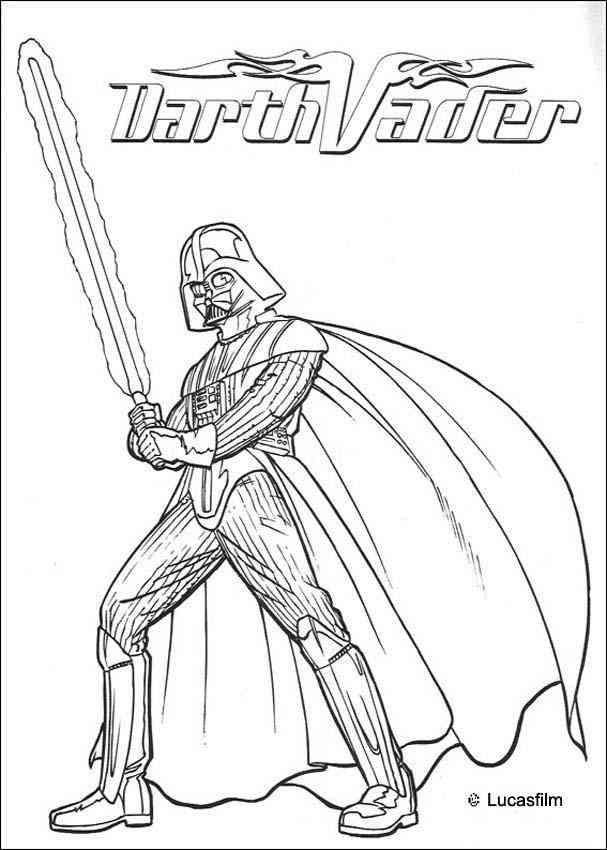 Coloriage Star Wars #70566 à imprimer gratuitement, extrait de la collection Films et Séries TV