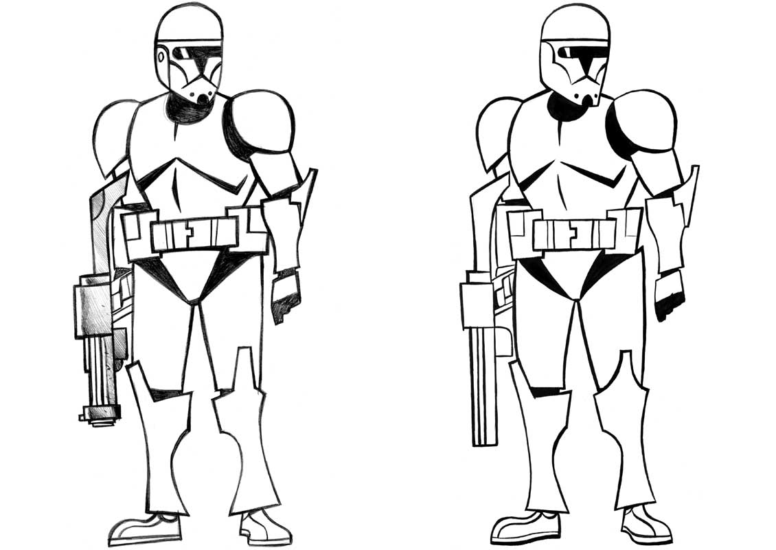 Dessin à colorier: Star Wars (Films et Séries TV) #70582 - Coloriages à Imprimer Gratuits