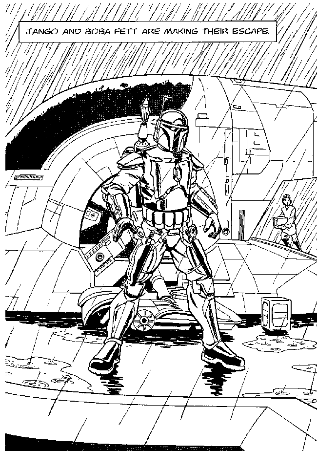 Joli coloriage Star Wars #70627 de la collection Films et Séries TV, prêt à imprimer pour petits et grands