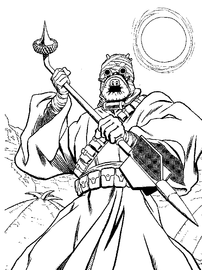 Coloriage Star Wars #70648 à imprimer gratuitement, extrait de la collection Films et Séries TV