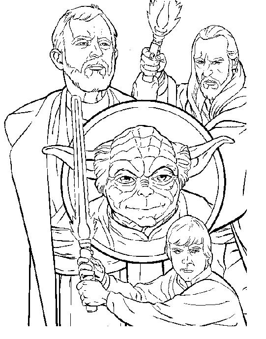 Dessin à colorier: Star Wars (Films et Séries TV) #70725 - Coloriages à Imprimer Gratuits