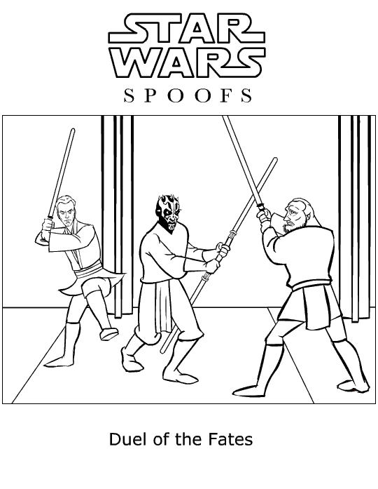 Illustration au trait Star Wars #70784 de la collection Films et Séries TV à colorier gratuitement
